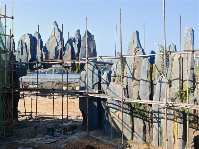 贵德清清黄河景区生态假山