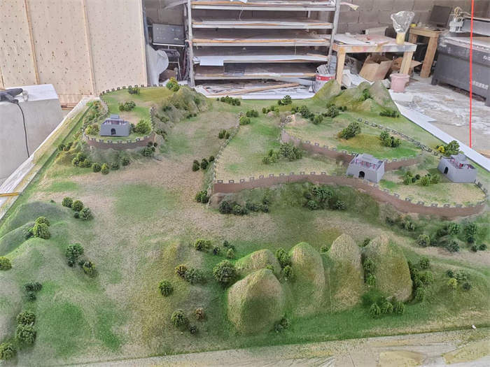 军事沙盘古战场还原