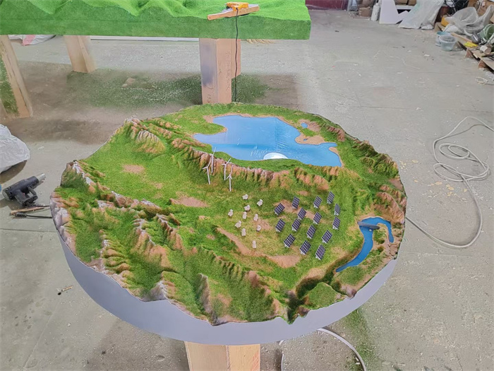 什字镇龙王口生态沙盘