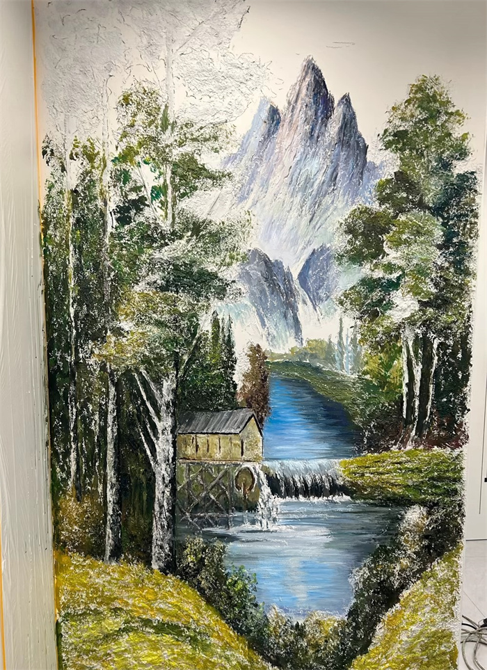 万达公馆浮雕壁画