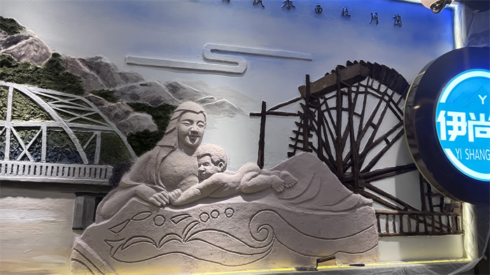 伊尚宫浮雕彩绘