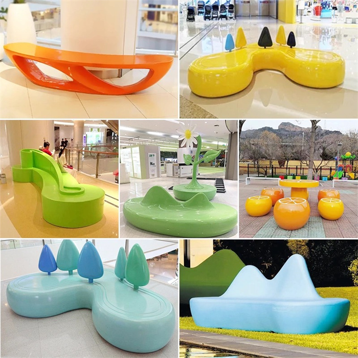 GRC构建 公园（商场）椅