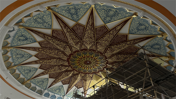 三甲集清真寺穹顶彩绘