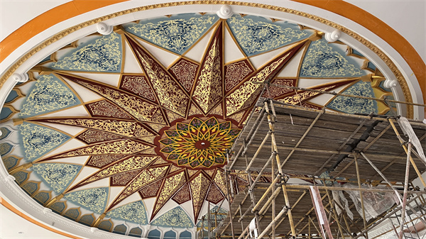 三甲集清真寺穹顶彩绘